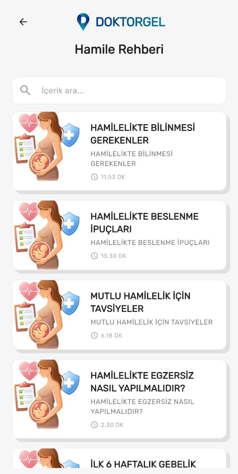 Gebelik rehberi