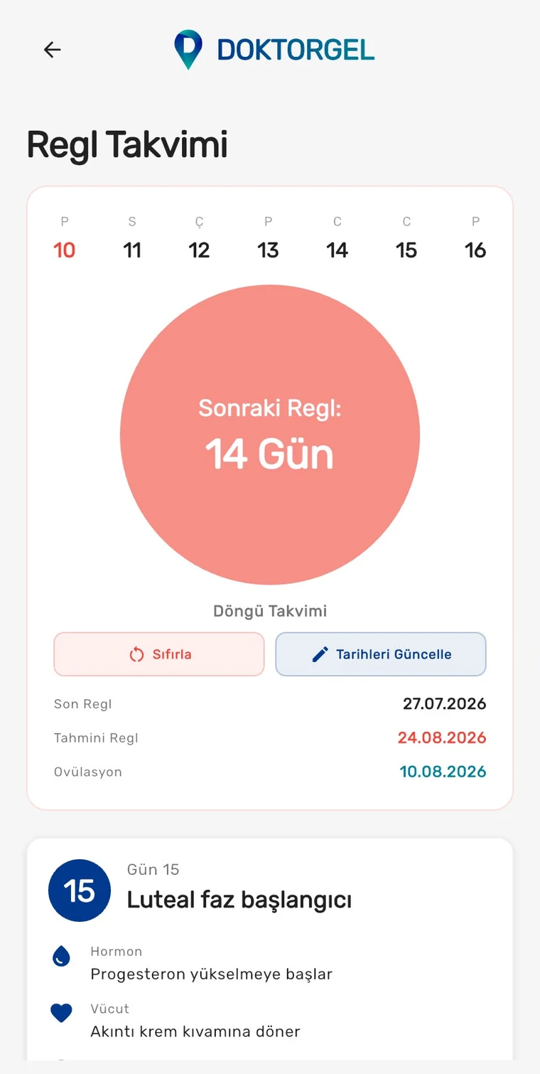 Regl takvimi