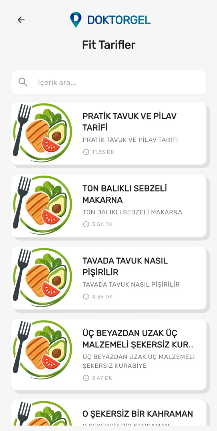 Fit tarifler